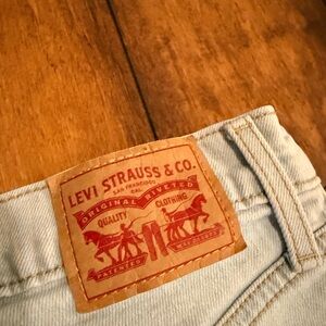 Levi's Ribcage Straight Light Blue Denim
